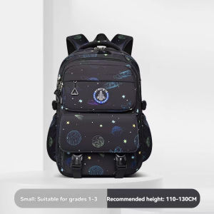 【 NEW】Starry Sky Side Open Door Kid School Bag Large Capacity Waterproof Children school Backpack(6-15Y) Spine Protection Load Reduction Primary School student bag Backpack