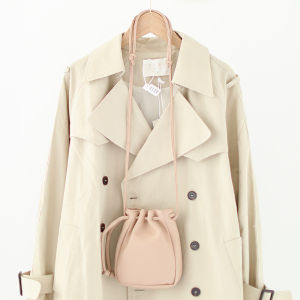 Ielgy phiên bản Hàn Quốc thời trang dây rút Túi đựng điện thoại di động nhỏ đơn giản tươi dễ thương một túi đeo Vai Túi xô