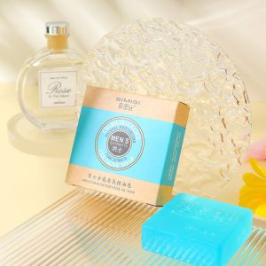 [Bacteria Mite Removal/Natural Long-Lasting Fragrance] All-Purpose Essential Oil Soap For Men Deep Clean Oil Control Fast Foaming Moisture Mild Exfoliating Goat Milk Sea Salt Soap Body Cleansing