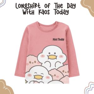 Kaos Anak Perempuan Series Full Printing Motif Kartun 1-12 Tahun