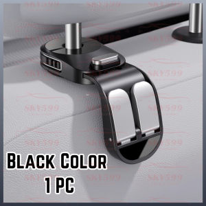 Car Seat Hook Multifunctional Headrest Hanging Double Hook Universal Car Organizer Storage Hook Hanger