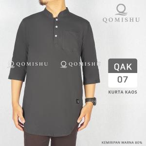 Qomishu Gamis Pria Kurta Pakistan Bahan Kaos