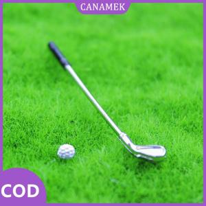 CANAMEK✨ 1 Bộ sân golf ngoài trời thu nhỏ Nhà búp bê 1:12 kèm bóng cho Búp bê đồ chơi sân vườn