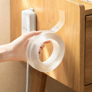 LEI 1 2 3 5M Nano Tape Double Sided Tape Transparent Reusable Waterproof Adhesive Tapes Cleanable Kitchen Bathroom Supplies Tapes