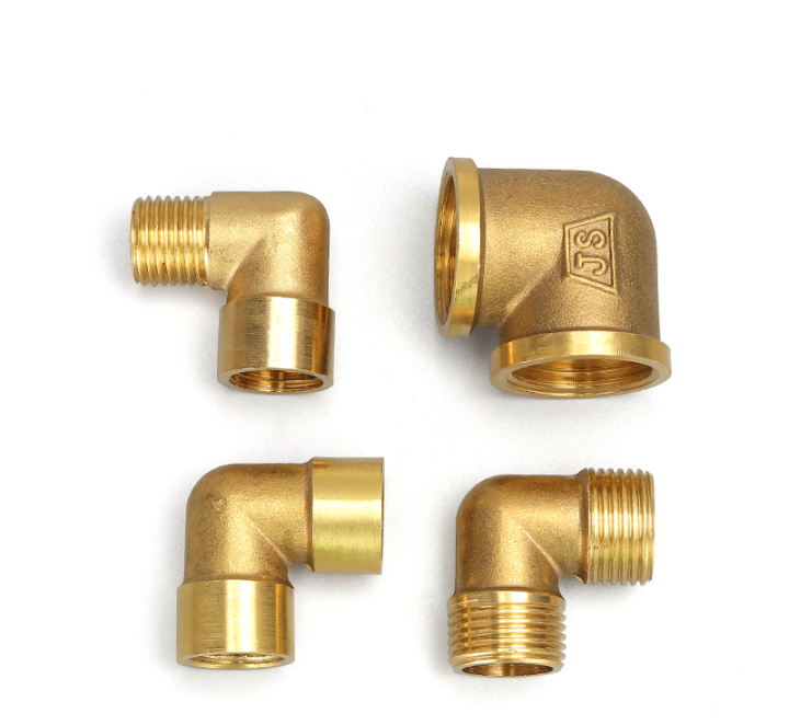 Brass Male Female Thread Elbow Pipe Connectors 1/8" 1/4" 3/8" 1/2" 3/4