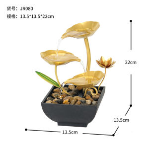 Tabletop Fountain Ornaments humidifier Home Gardening Decoration Rockery Water Fountain Crafts Gifts Desktop Decoration Creative Decorations Christmas gifts