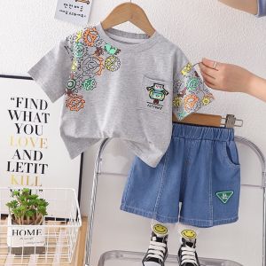 Setelan Kaos Anak Laki Laki 3 - 7 tahun Baju Anak Cowok TR1STAN