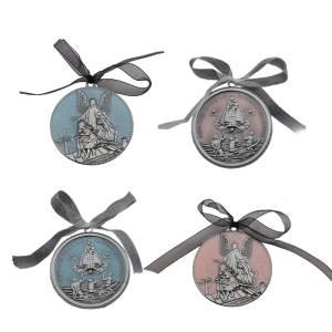 Cổ điển men thiên thần trang trí tường kim loại thủ công linh hoạt Ribbon đồ trang trí xe ô tô trang trí nội thất