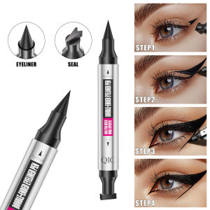 Double-ended stamp eyeliner pen waterproof and sweat-resistant smudge-proof liquid eyeliner pen stamp liquid eyeliner for be