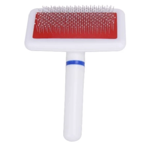 Pet Red Puppy Cat Hair Grooming Comb Pet Gilling Brush Quick Clean Tool