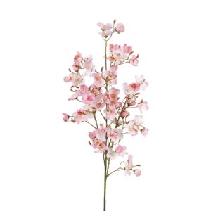 ILOIQD Fake Floral Artificial Pear Flowers Real Touch Plum Blossom Faux Flower Branch DIY Vase Decor Realistic Simulation Pear Blossom Home Living Room Decor