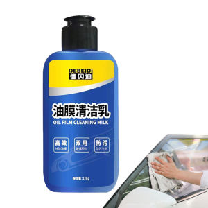 120g Car Oil film Cleaning Cream Car Windshield Water Spot Remover Anti-glare Glass Cleaning Cream