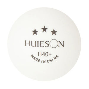HUIESON Kualitas Tinggi 50Pcs H40+ABS 3 Stars Original Bola Latihan Tenis Meja Pingpong Bola
