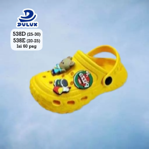 IOS hyper sandal anak laki terbaru viral sandal baim anak cowok karet anti lecet lembut pada kaki anak sandal pizza Dulux  538d