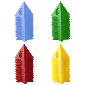 10pcs mini Kim tự tháp Hỗ trợ khung giá ba chân chế biến gỗ đứng tam giác sơn chân đế khối phụ trợ