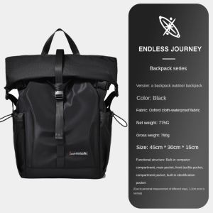 ENDLESS JOURNEY 210939 Tas Ransel Laptop Backpack Anti Maling 15.6 Inch Travel Outdoor Top Roll