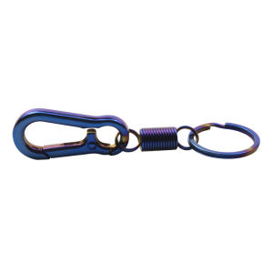2H 3pcs Keychain Buckle Anti-lost Waist Belt Clip Keyring Buckles Carabiner Keychains for Outdoor Climbing Sports Tools