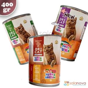 Ori Cat Kaleng 400gr Makanan Kucing Basah Wet Food