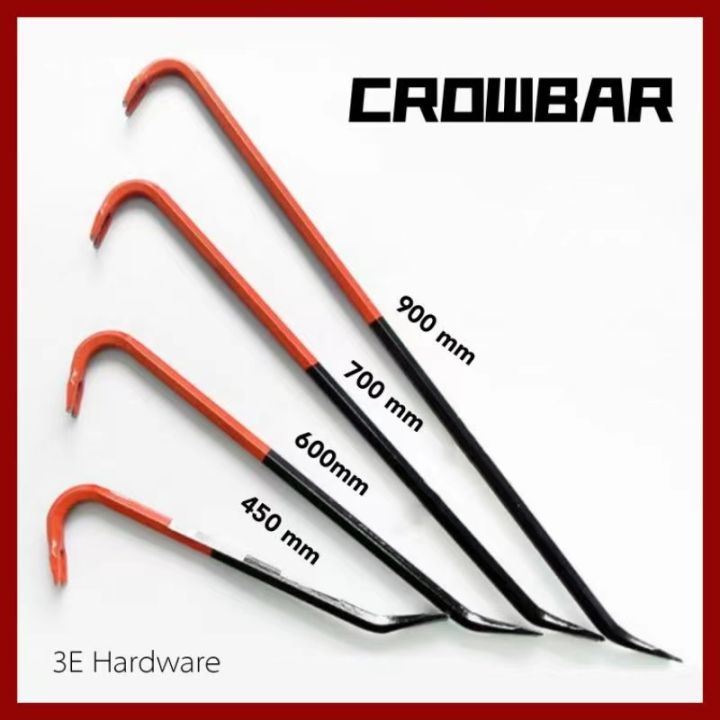 Anton Dual-Purpose Crowbar Ripper Tool Nail Remover Claw Bar - 450/600 ...