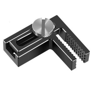 Metal Cable Clip for Cameras and Studio Feature Screw Locking Mechanism and Anti Slip Teeth Structure