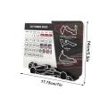 Desktop Calendar F1 2025 Race Calendar Formula 1 Racing Planner