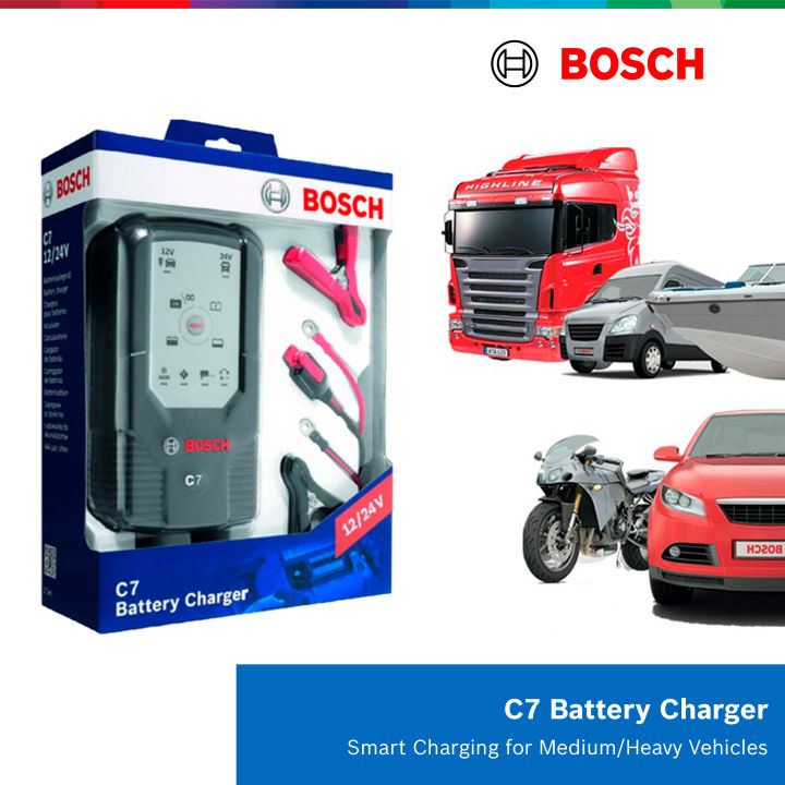Bosch C7 Battery Charger for Medium Heavy Vehicles 018999907M Lazada