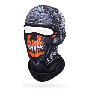 Motorcycle Men Skull Balaclava Outdoor Dry Quick Breathable Cycling Headgear Caps Windproof Sun Dust 1 Hole Head Cover Face Mask H260928