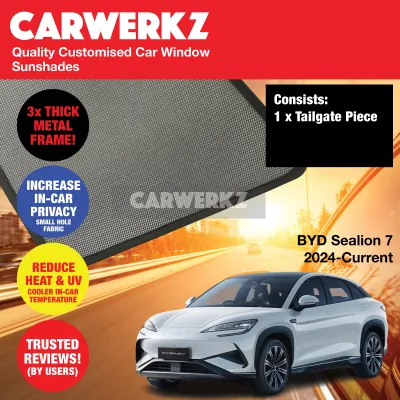 CERTIFIED ORIGINAL Dr Shadez DARKtech BYD Sealion 07 2024-Current Customised Car Window Magnetic Sunshades