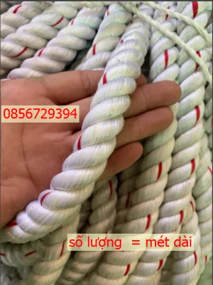 Dây thừng Dây dù cứu sinh [ BỀN BỈ ] kích cỡ 20mm (bán theo mét dài)