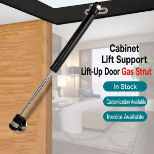 FLYING 1Pair 27cm Shaft Length Gas Spring Shock Strut ABS Head Iron Copper 1.5cm Shaft Diameter Lift Support Strut Durable 20N-200N Pressure Hydraulic Piston Support for Cabinet Door