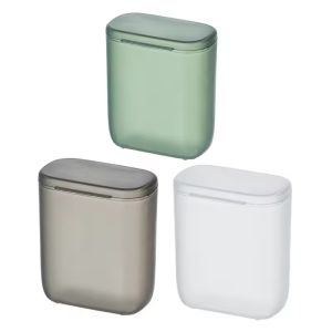 Feelife 3 cái hộp lưu trữ cáp dữ liệu để bàn hộp sạc điện thoại di động chống bụi có nắp hộp dây cáp trong suốt hộp đựng dây trong văn phòng nhà