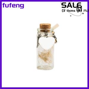 fufeng Pet memorial chai cho pet chó lông mèo lông lưu niệm chai lưu trữ với 3 bạc phụ kiện Pet memorial urn container