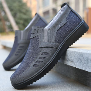 2026 New Mens Shoes Breathable Man Loafers Autumn Lightweight Canvas Shoes Soft Sole Men Casual Sneakers Durable Tenis Masculino