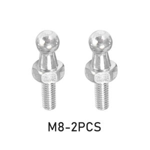 2Pcs Ball Head Screw Metal Untuk Mobil Nuts Sekrup bola Baut M6 M8 Untuk Mobil / sekrup batang hidrolik mobil