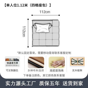 Sofa Genuine Leather Sponge Sofa First Layer Cowhide Genuine Leather Sofa