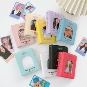 Mini Photo Album Cute Candy Color Photocard Holder KPOP Idol Photo Card Polaroid Storage Book
