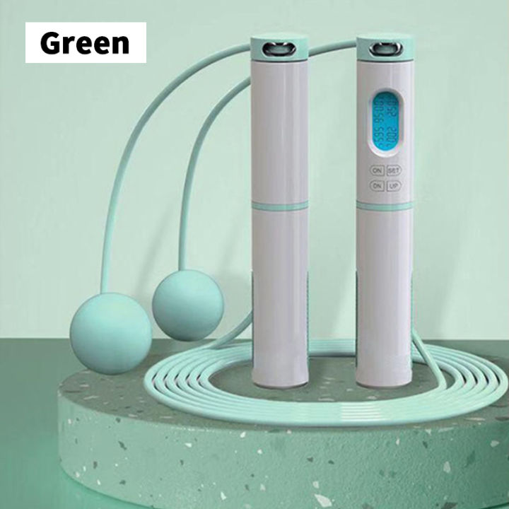 Adjustable Skip Rope Digital Jump Rope Counting Calorie Fitness Sport