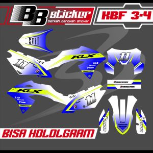 Decal Stiker Kawasaki  KLX BF Premium Fullbody KBF 3