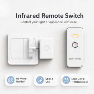Wireless Switch Portable Remote Light Off Bedroom Dormitory Bedside Home Light Control