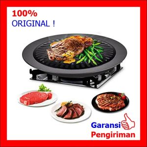 Panggangan Bbq Grill Bulat 32 CM Tefflon Coating