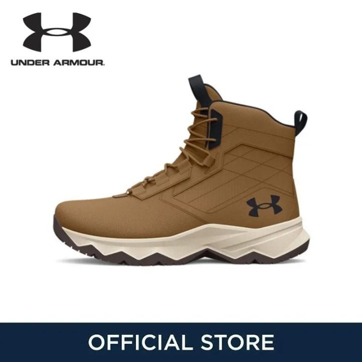 Under Armour Men's Cowhide High Top Outdoor Shoes Waterproof