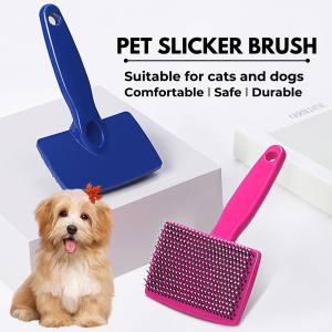 Pet Dog Cat Slicker Brush Fur Hair Comb Brush Needle Pin Pet Slicker Comb Brush