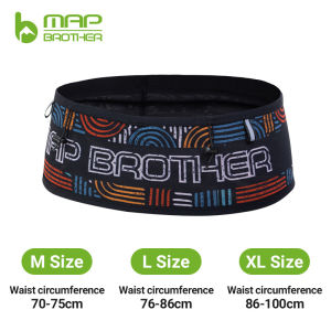 MAP BROTHER Dệt Đàn Hồi Thể Thao Eo Túi Cho Chạy Marathon Đi Xe Đạp Leo Núi