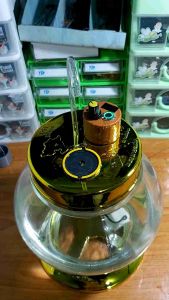 Bình rót rượuu nút nhấn có đèn led 2.7l