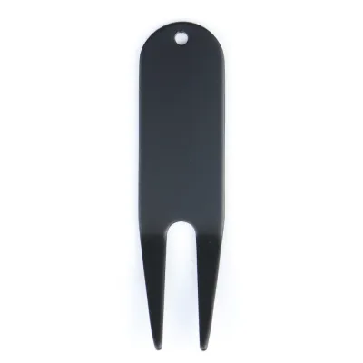 ZIIIRA Aluminum alloy Golf Divot Repair Tool Two-Prong Metal Bending Golf Divot Tool Lightweight Hanging Hole Fairway Repair Fork for Golf Course