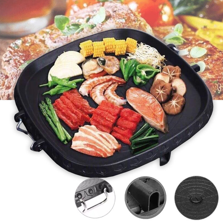 Samgyup On The Go Logo Square Korean-style Samgyupsal Grill Pan
