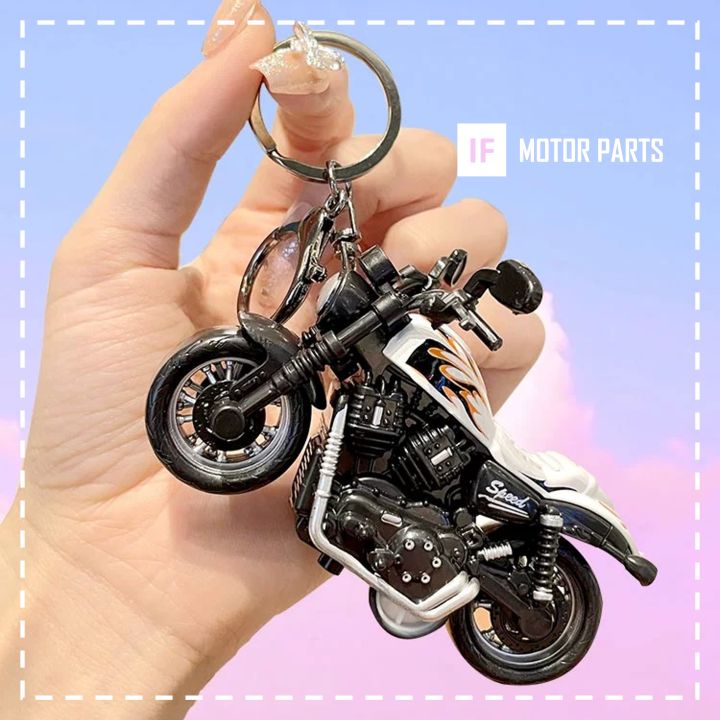 Keychain Harley Motorcycle Bike Bicycle Model Pendant Charms by