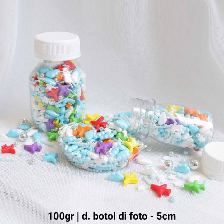 Topper Kue Ulang Tahun Hiasan Sprinkle Mutiara - Sprinkle Kue