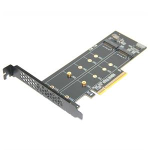 PCIe version X16 To Double NVMe METER.2 SSD Link With Gold Veneered Couplings For Strengthened Execution