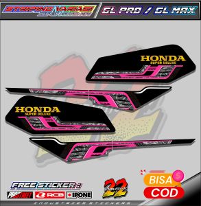 STRIPING VARIASI HONDA GL PRO - GL MAX / STICKERS LIST VARIASI MOTOR HONDA GL PRO - GL MAX